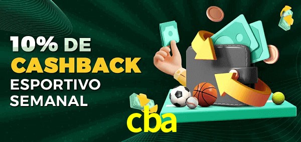 10% de bônus de cashback na cba