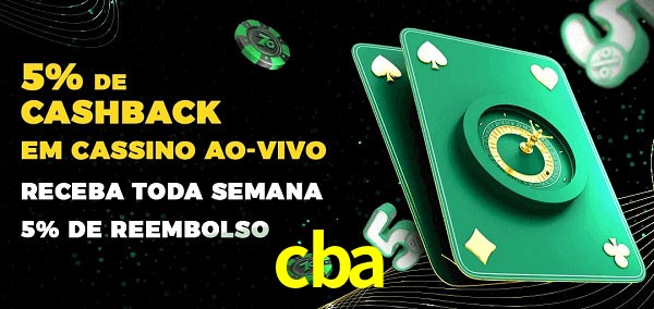 Promoções do cassino ao Vivo cba